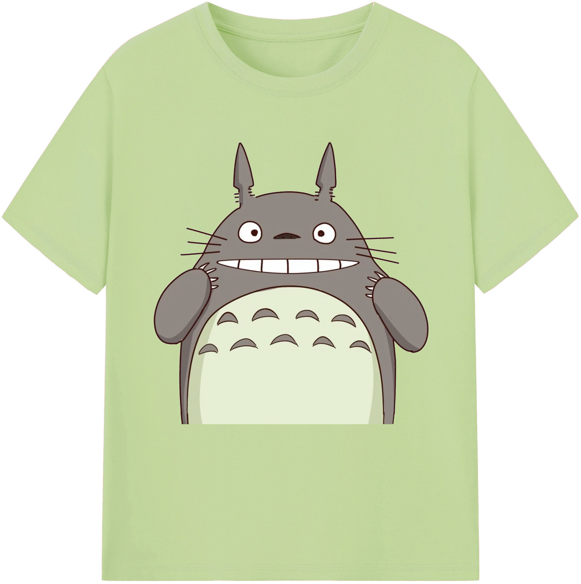 （画像用） となりのトトロ 草壁メイ 草壁サツキ My Neighbor Totoro Satsuki Kusakabe Mei Kusakabe 綿100％半袖Tシャツ（フロントプリント）